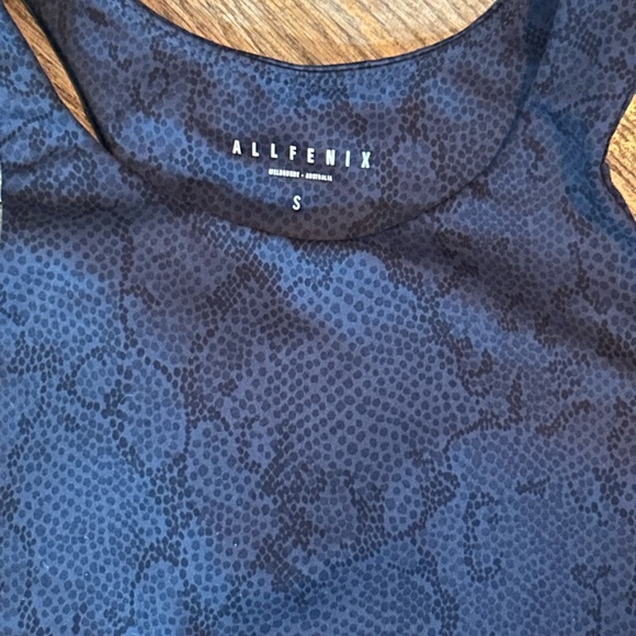 Allfenix Anthropologie Snake Print High Neck Indie Python Sports Bra, Sz Sm - Picture 2 of 4